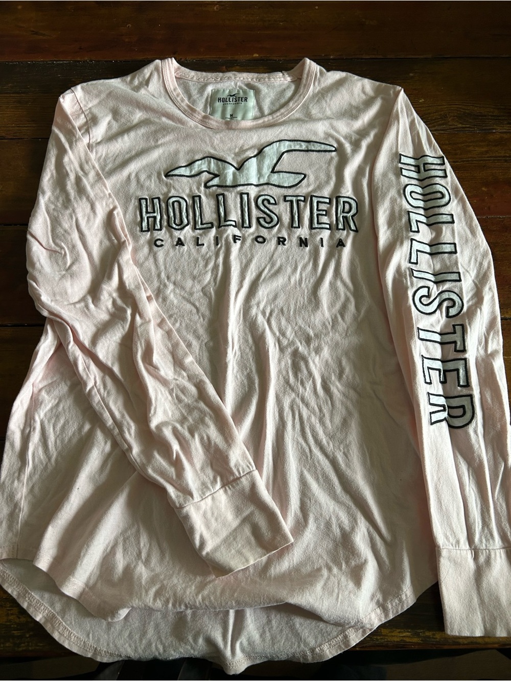 Hollister Crewneck Long Sleeve Tee